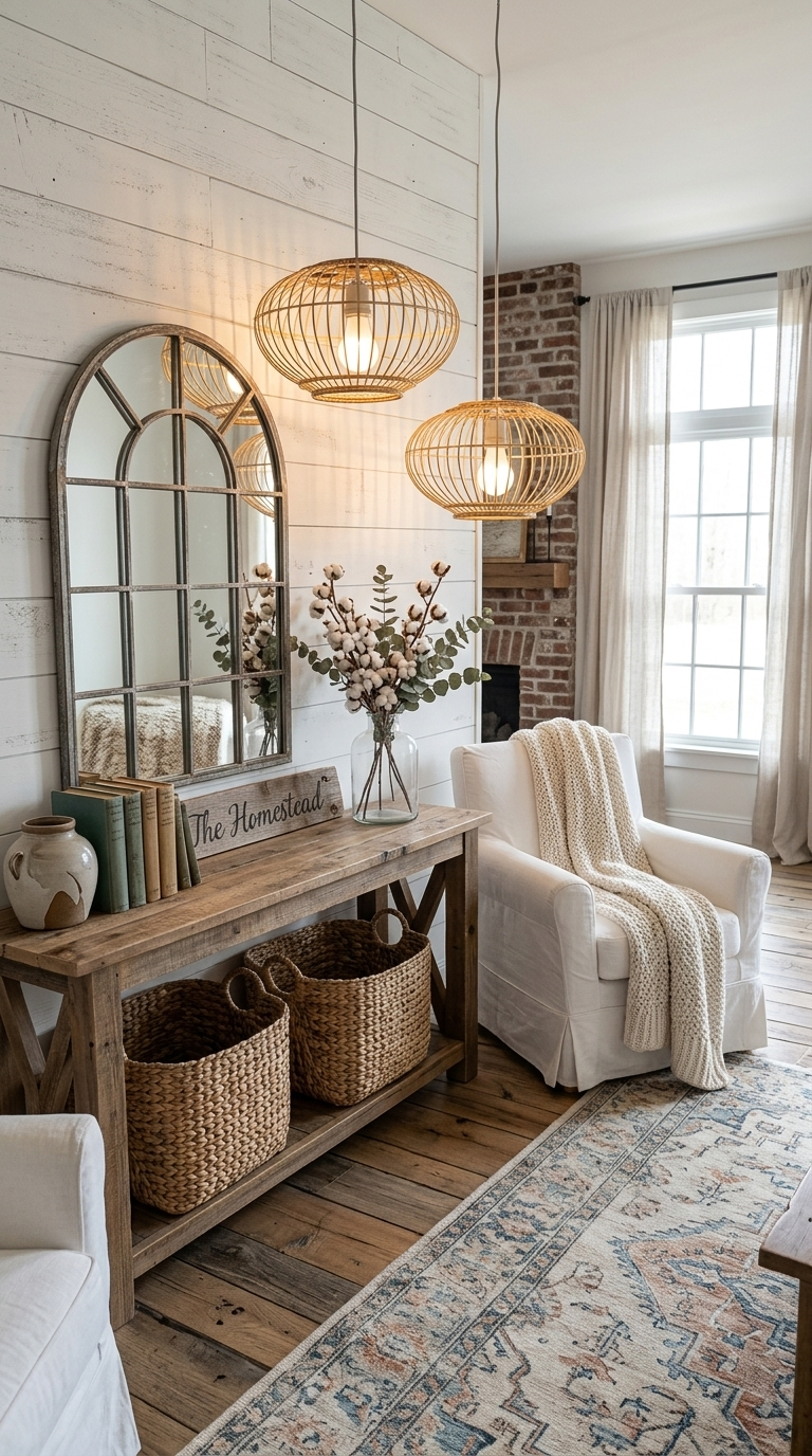 CHU JAI - Rattan and Bamboo Pendant Light Shade