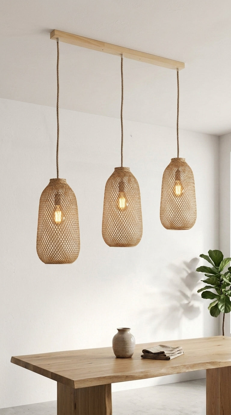 3-Light Spiral Pendant Cluster Chandelier
