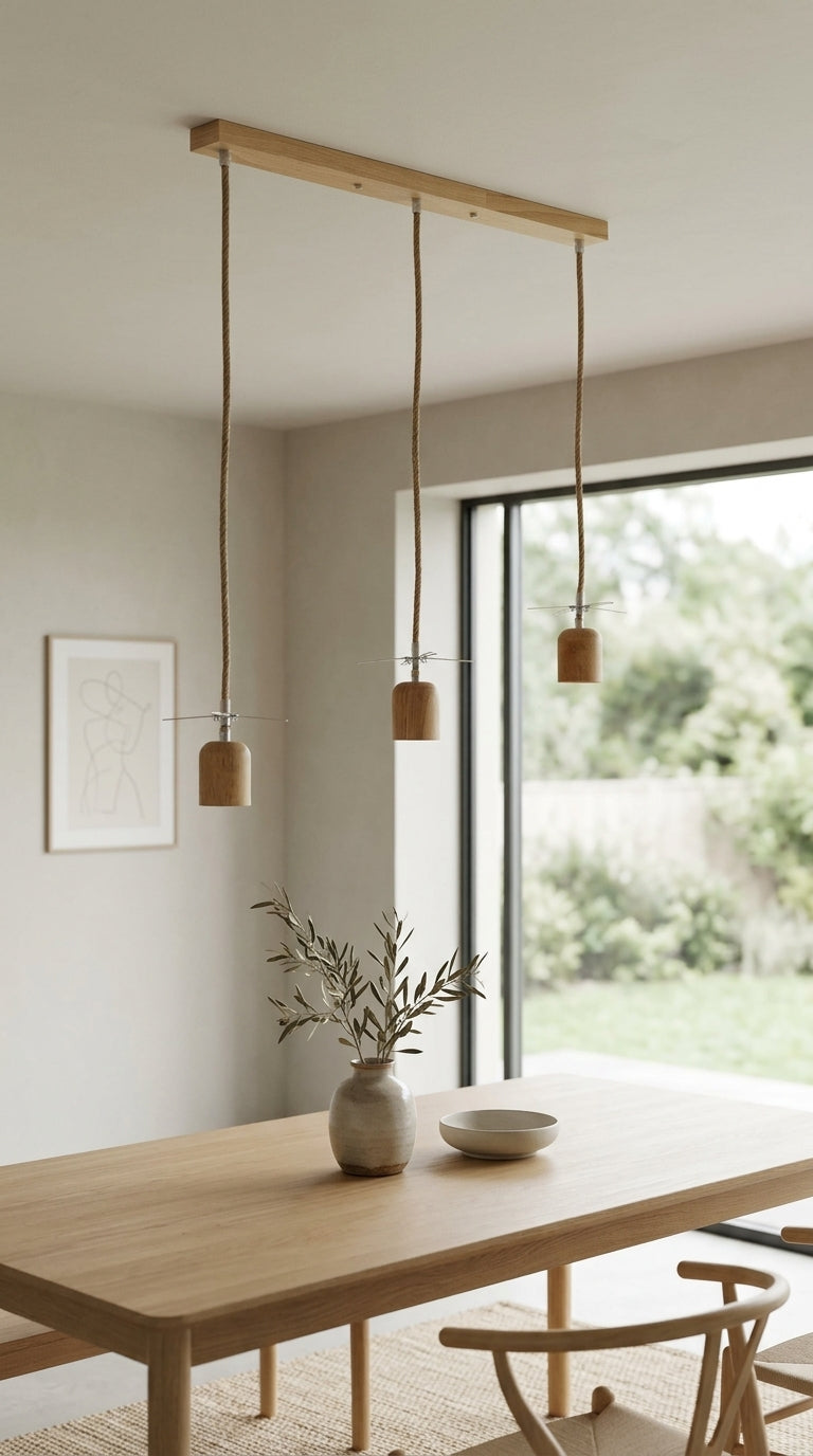 3-Light Spiral Pendant Cluster Chandelier