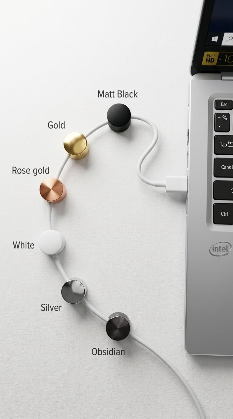 Gina Brass Cable Tie Set – Cord Management for Plug-In Lights