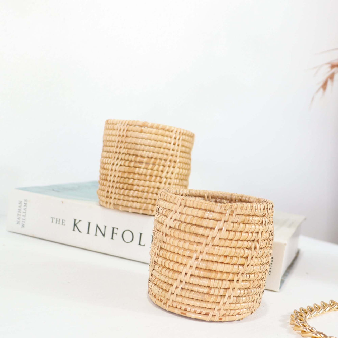 SANDEE - Rattan Utensil Holder