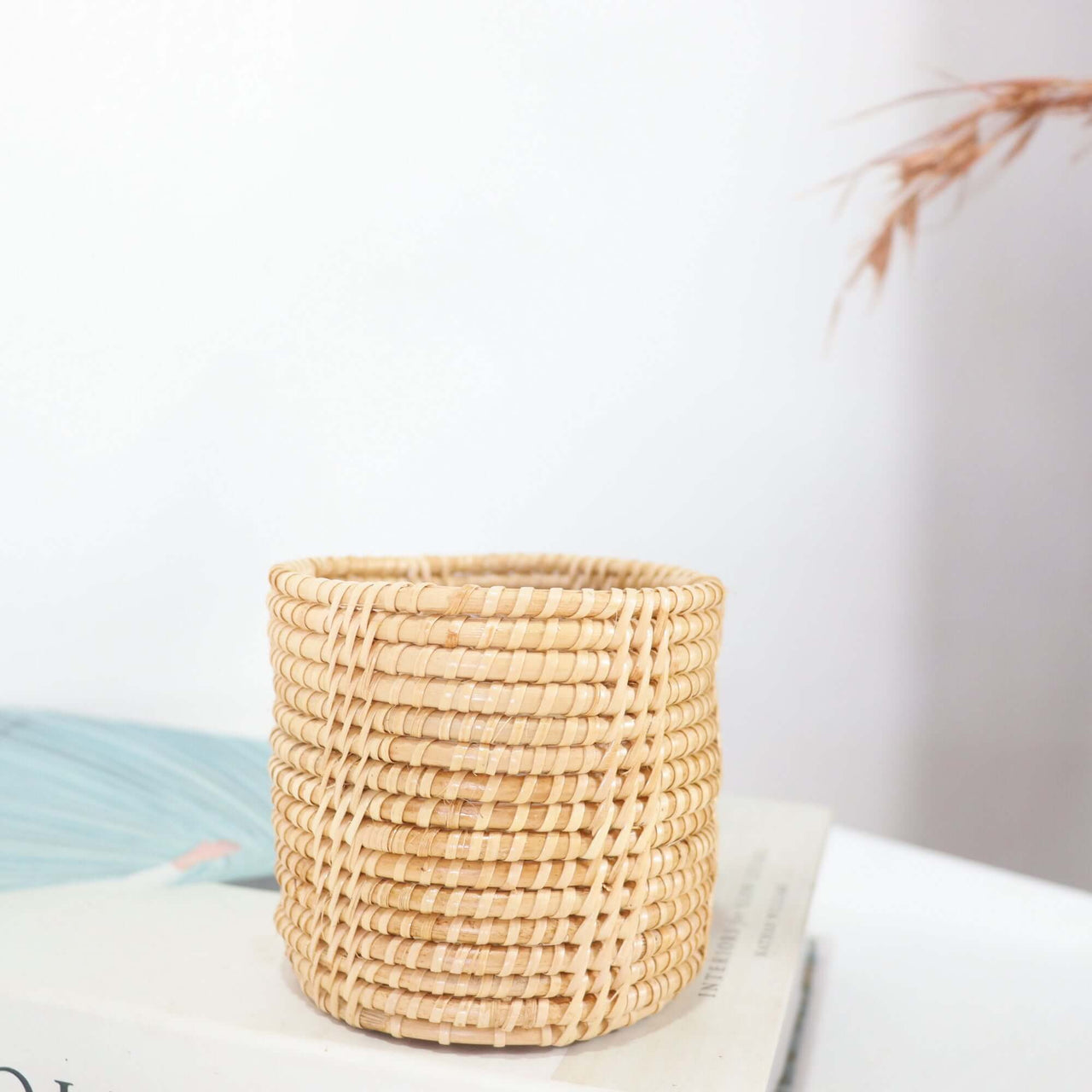 SANDEE - Rattan Utensil Holder