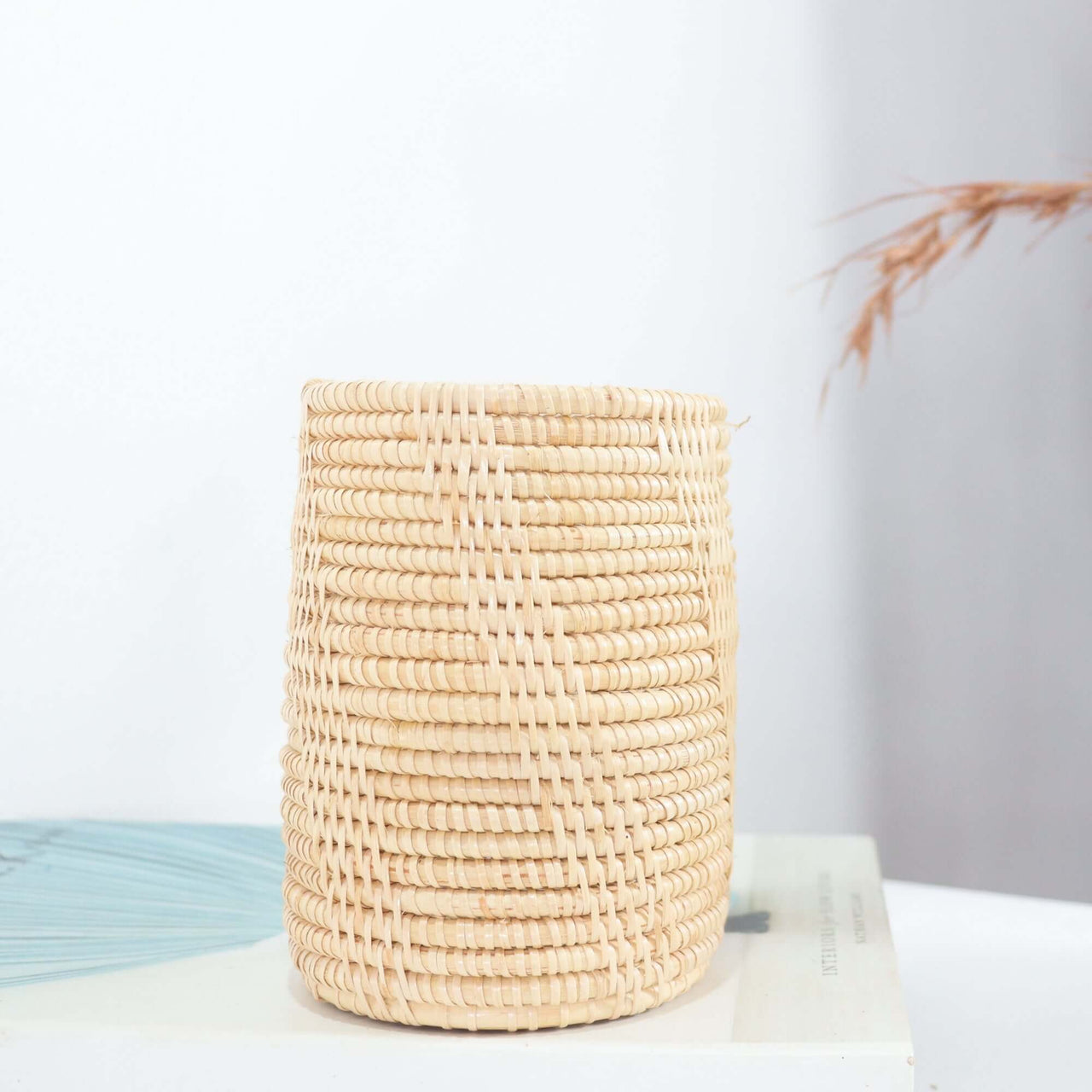 SANDEE - Rattan Utensil Holder
