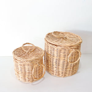 Rattan Basket Set of 2 - Storage & organization