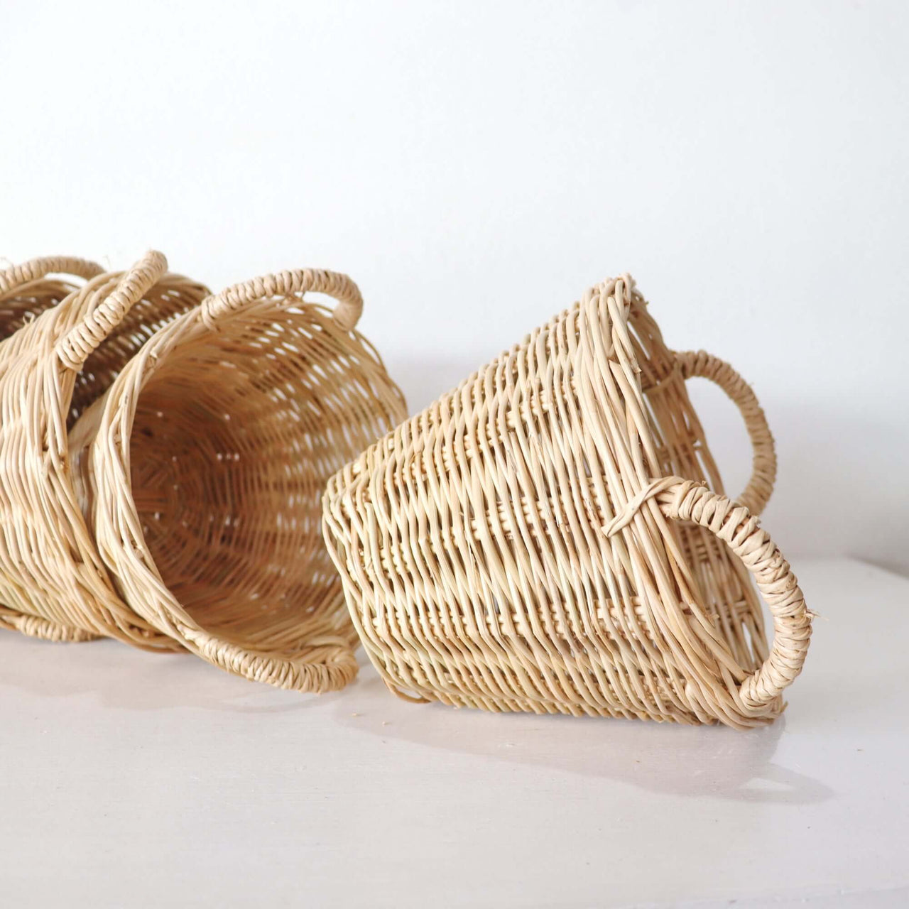 Small Thai Rattan Basket - Storage & Organization