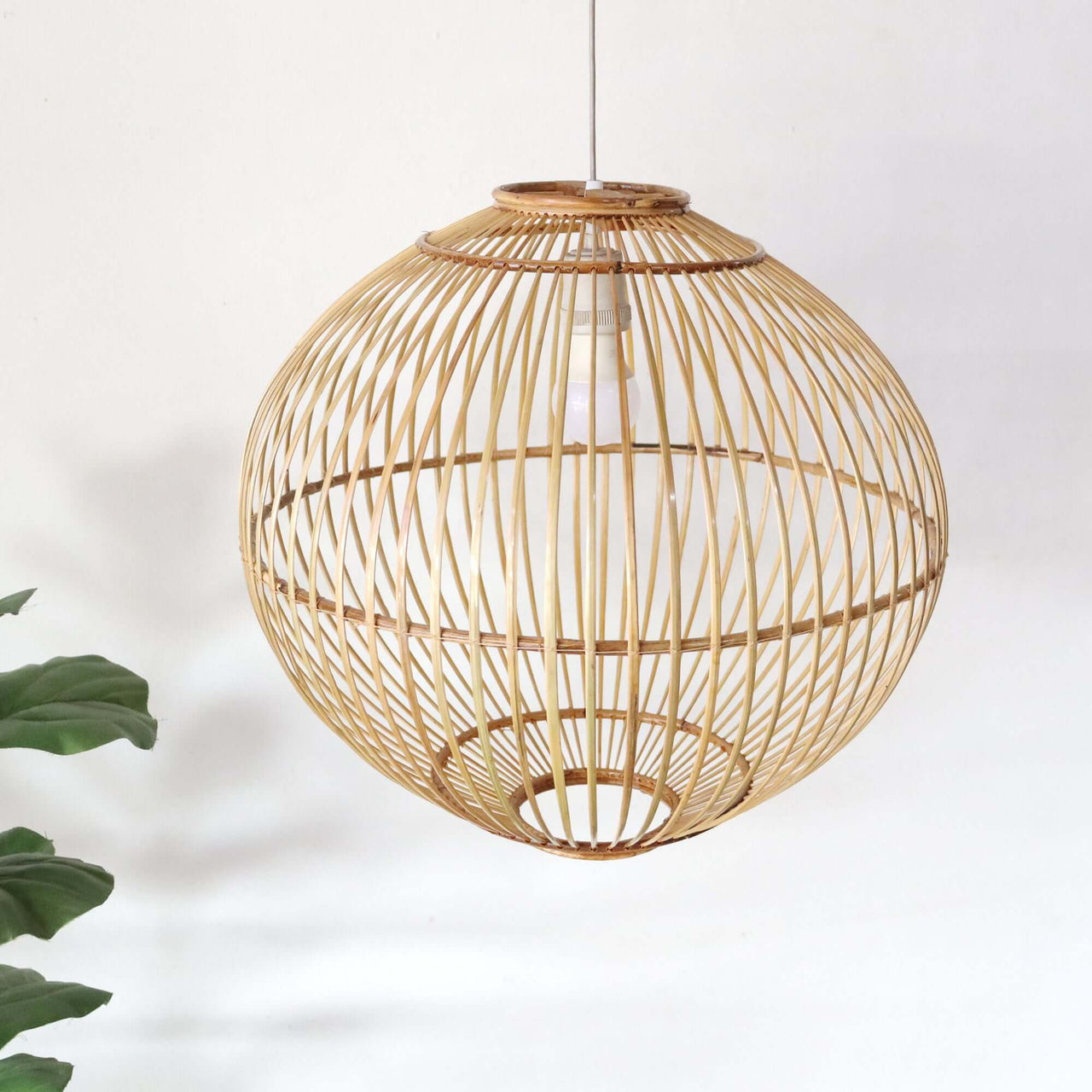 WARRADA — natural bamboo pendant light made from natural fibres