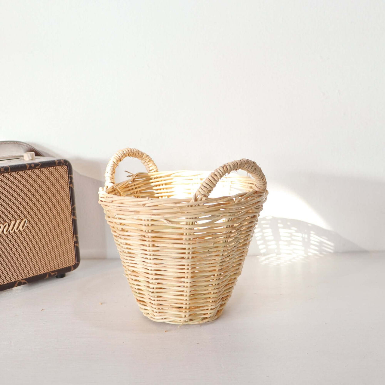 Small Thai Rattan Basket - Storage & Organization
