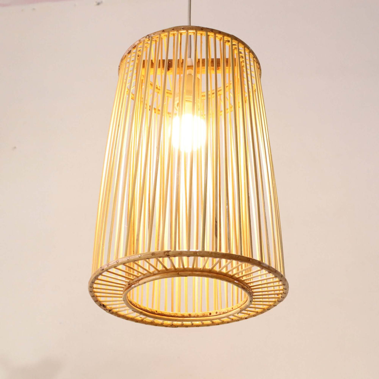 SANGSAN — natural rattan pendant light shade made from natural fibres