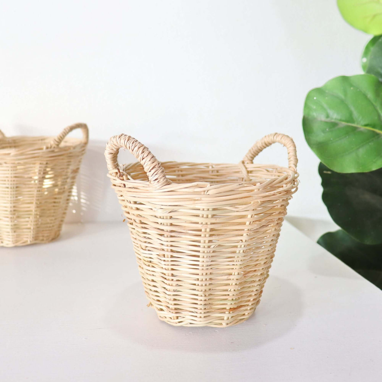 Small Thai Rattan Basket - Storage & Organization