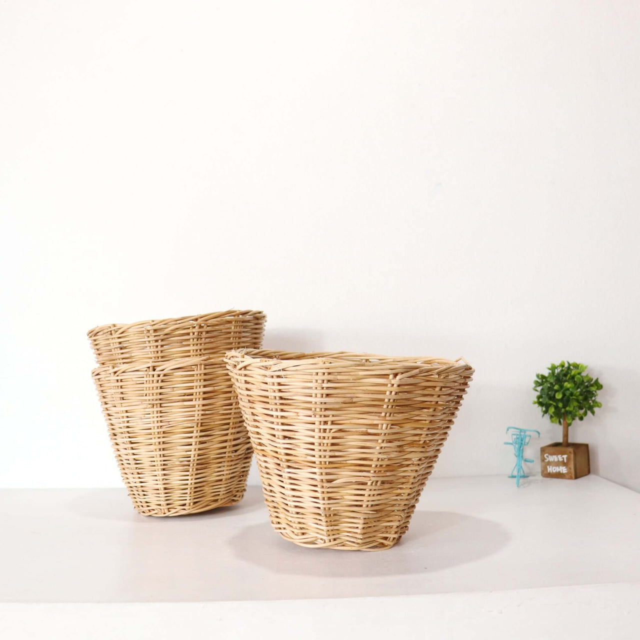 Small Thai Rattan Basket - Storage & Organization