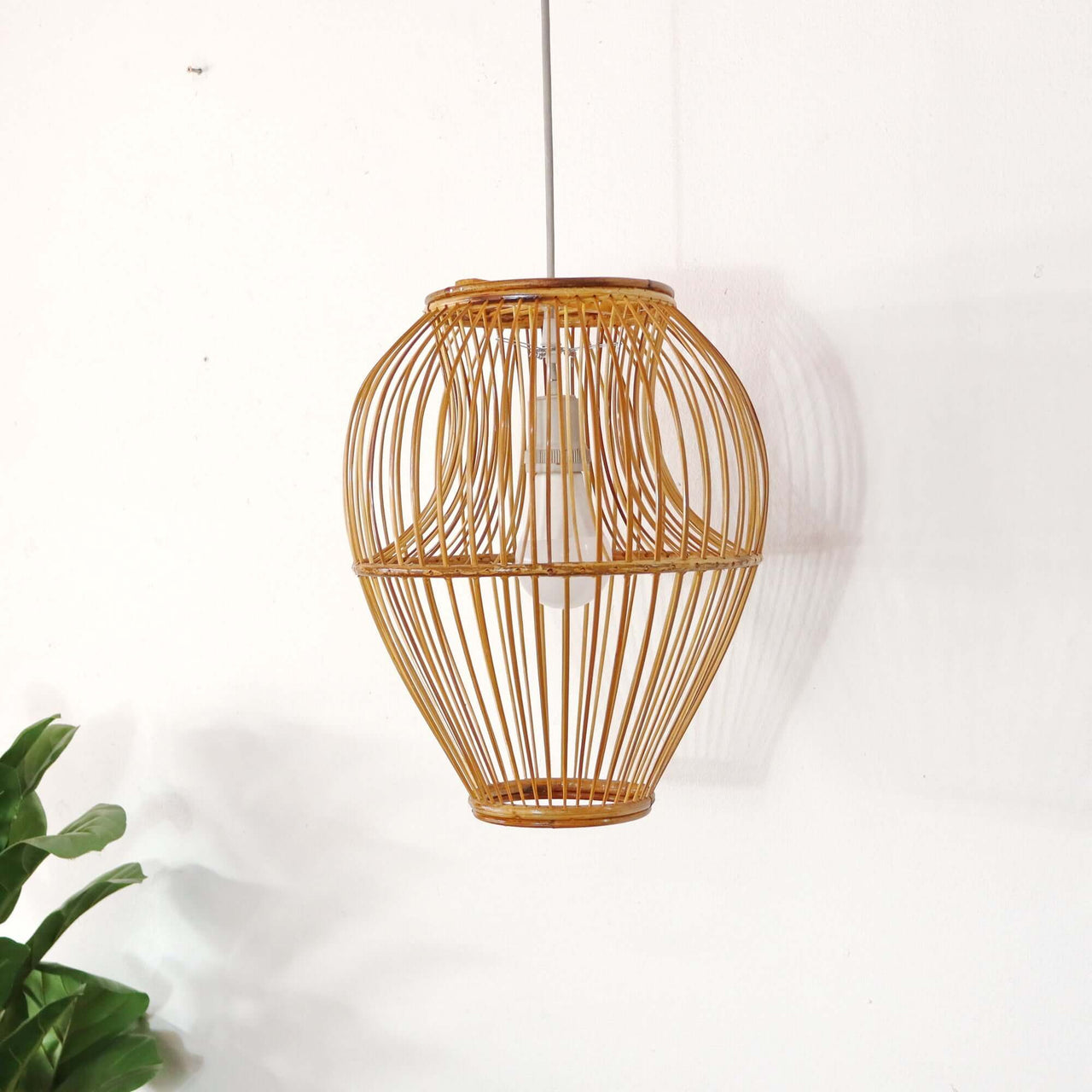 BAMBOO & RATTAN PENDANT LIGHT - CHA LA