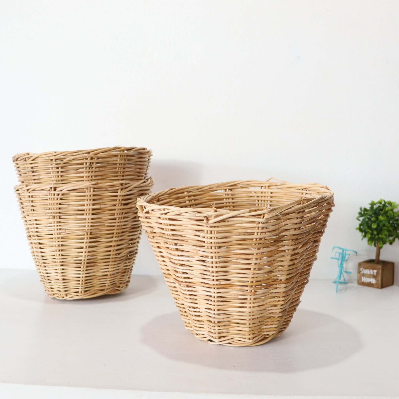 Small Thai Rattan Basket - Storage & Organization