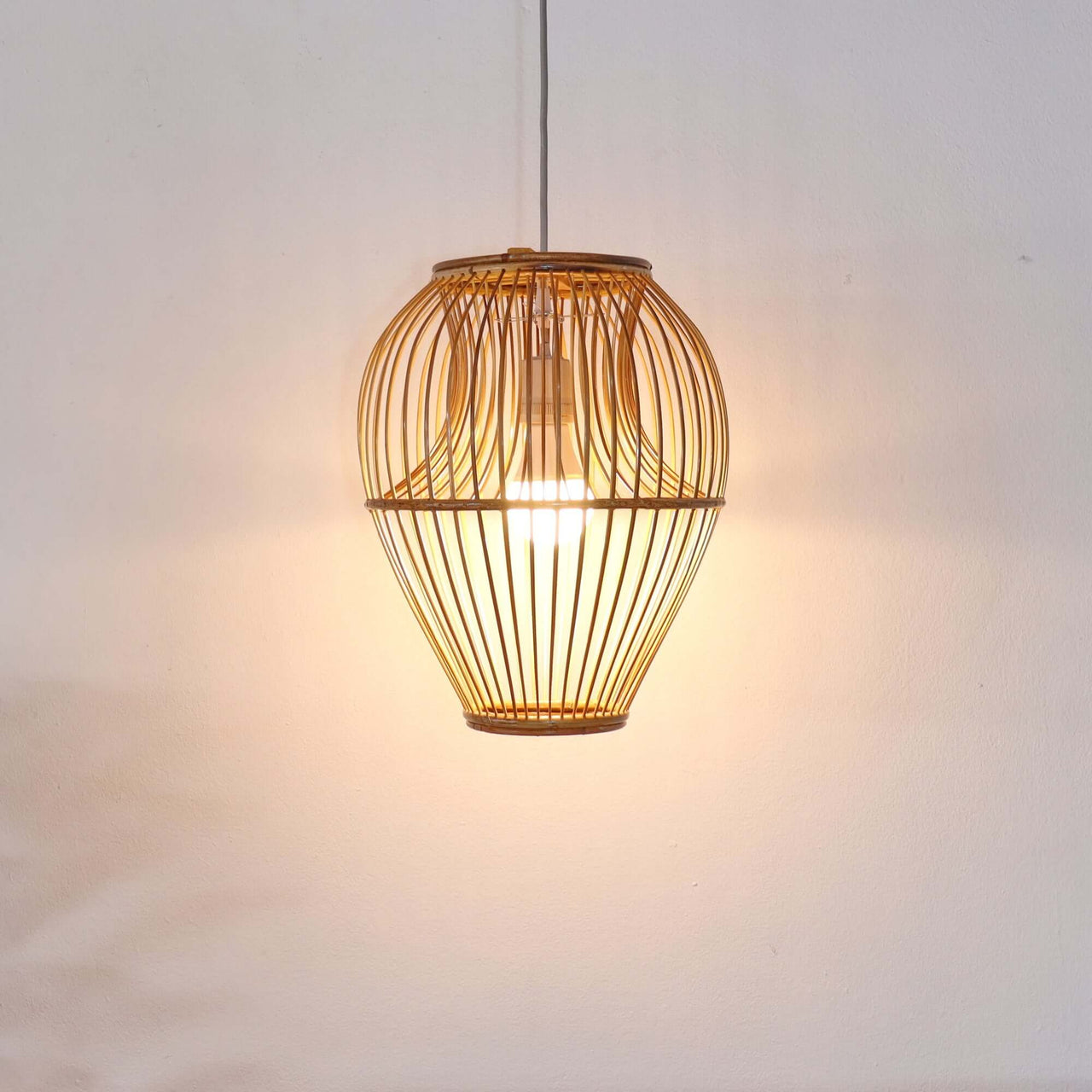 BAMBOO & RATTAN PENDANT LIGHT - CHA LA