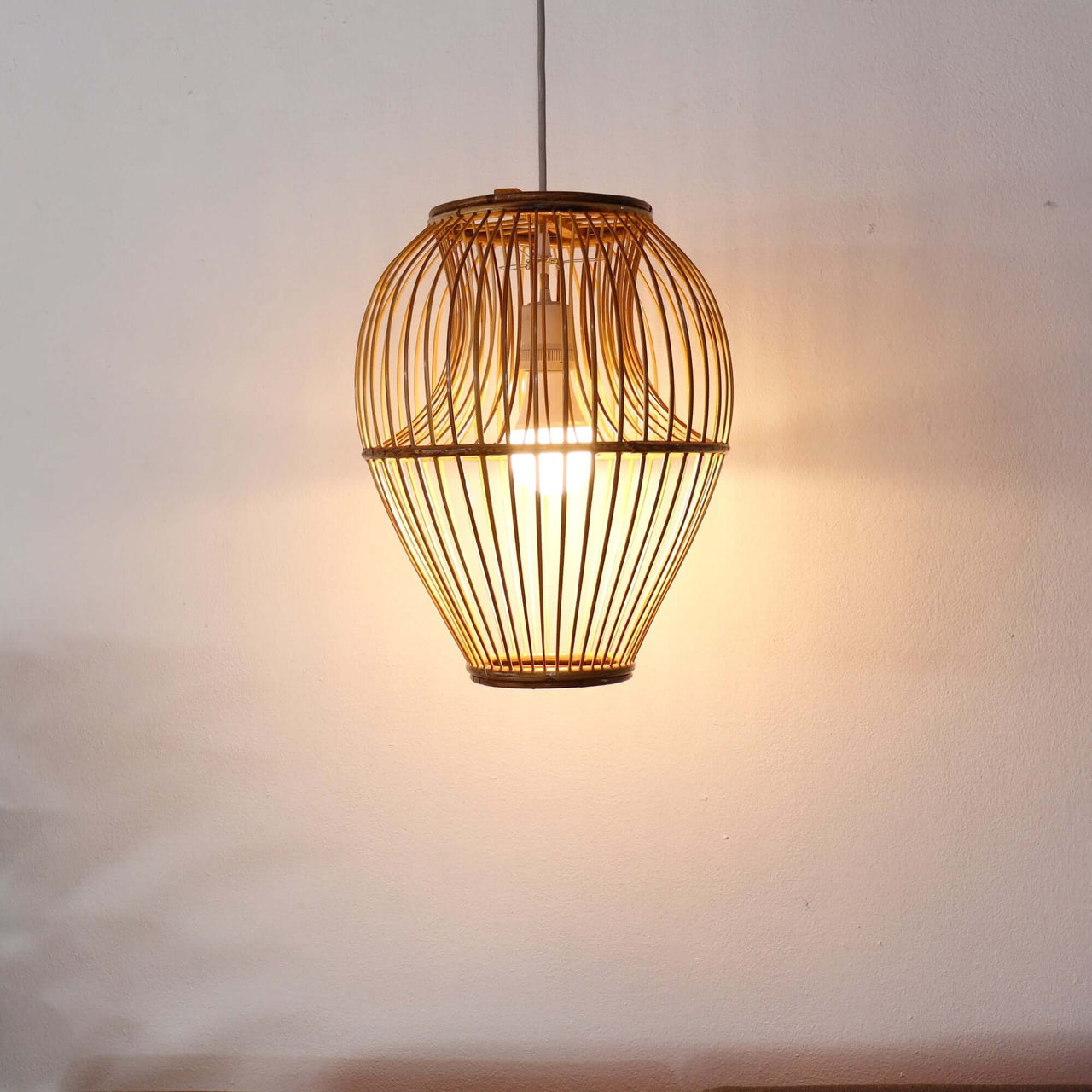 BAMBOO & RATTAN PENDANT LIGHT - CHA LA