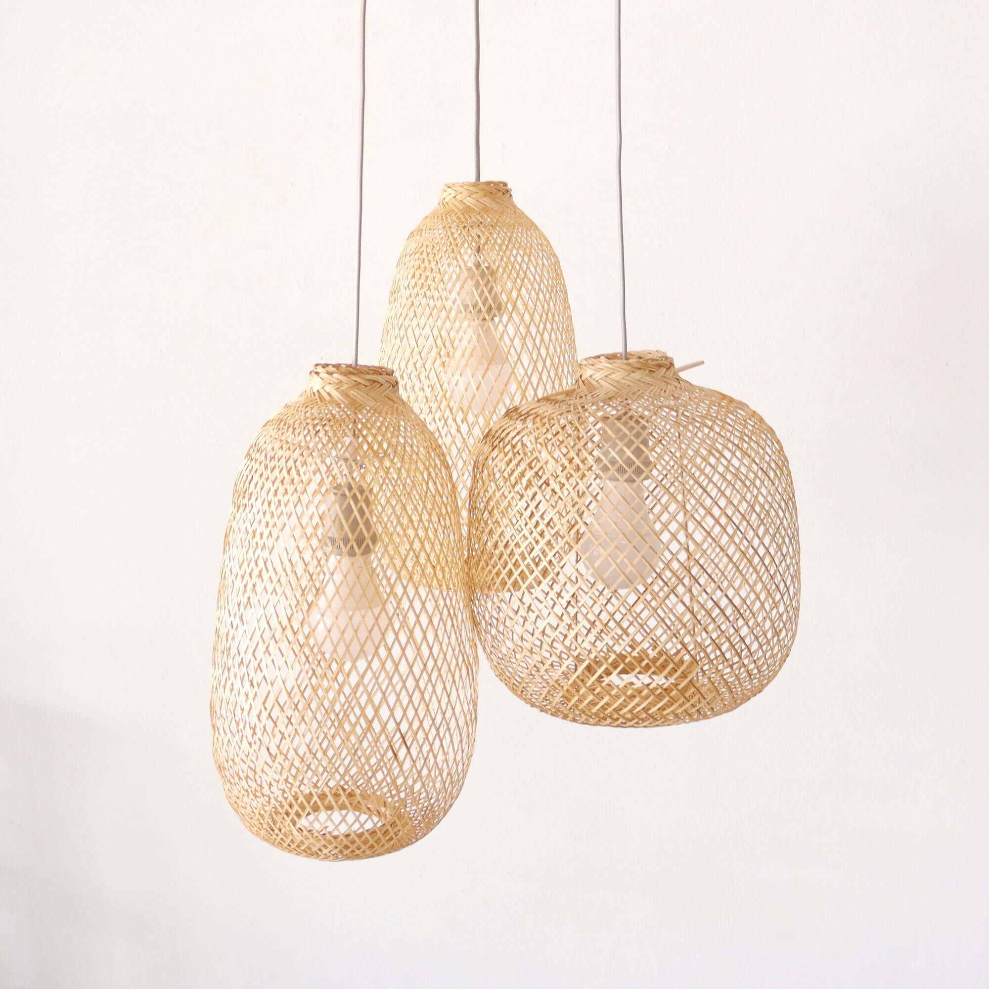 Bamboo Pendant Light Shade