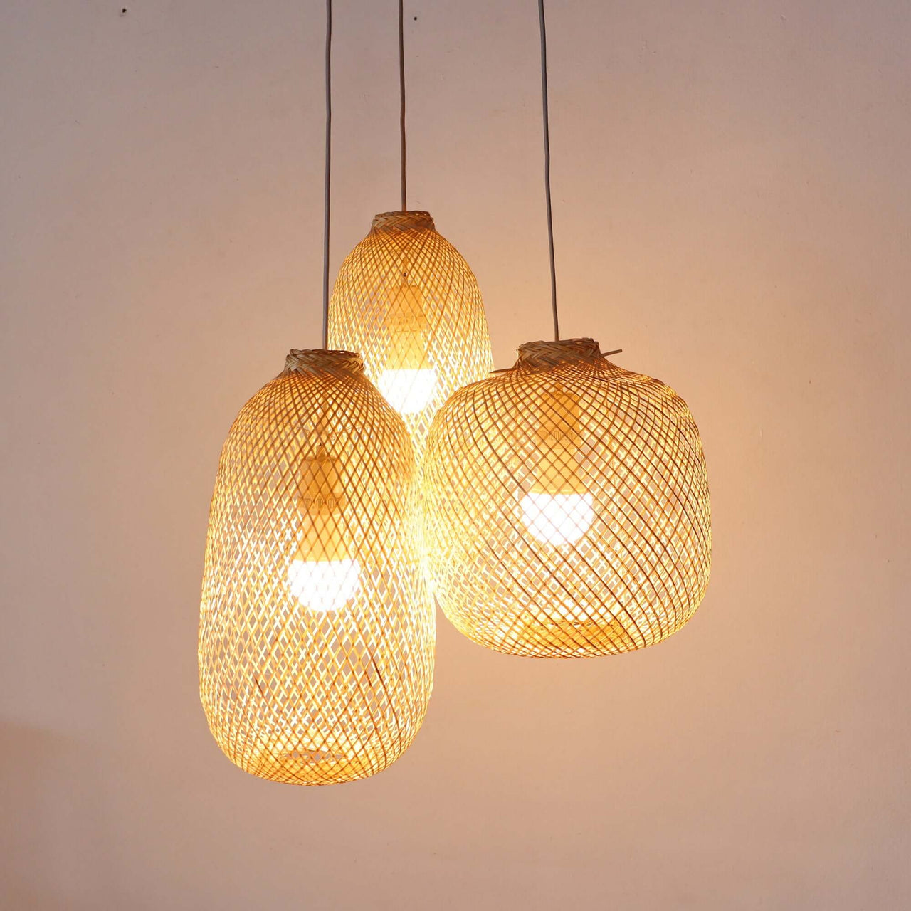 Bamboo Pendant Light Shade
