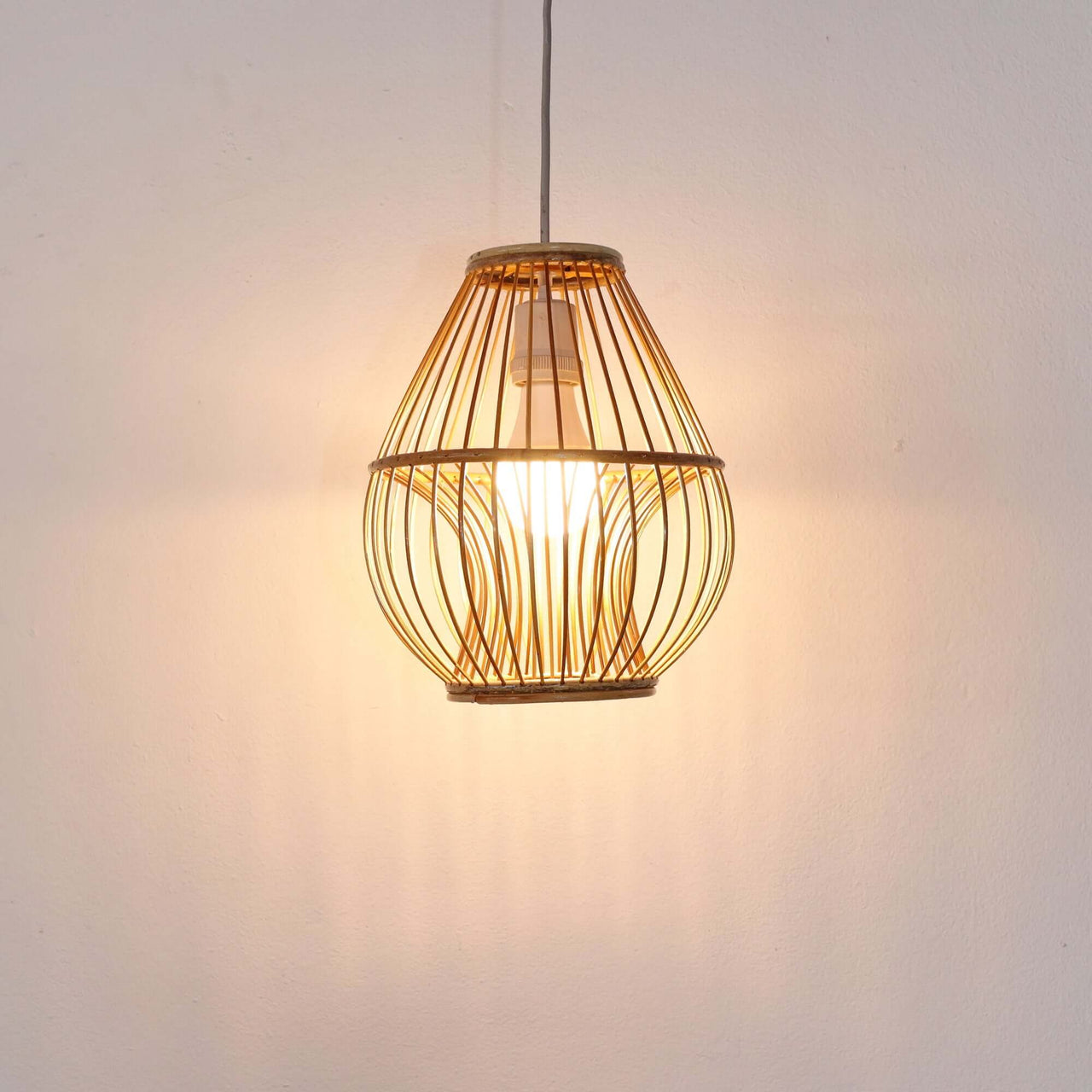 Bamboo & Rattan Pendant Light - CHA NAI