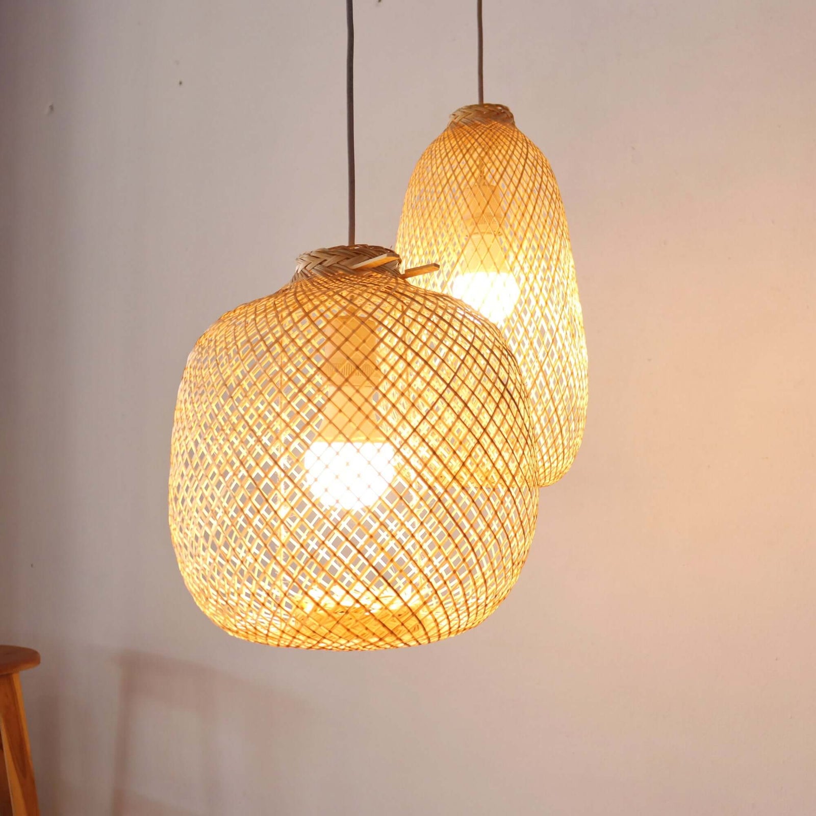 Bamboo Pendant Light Shade