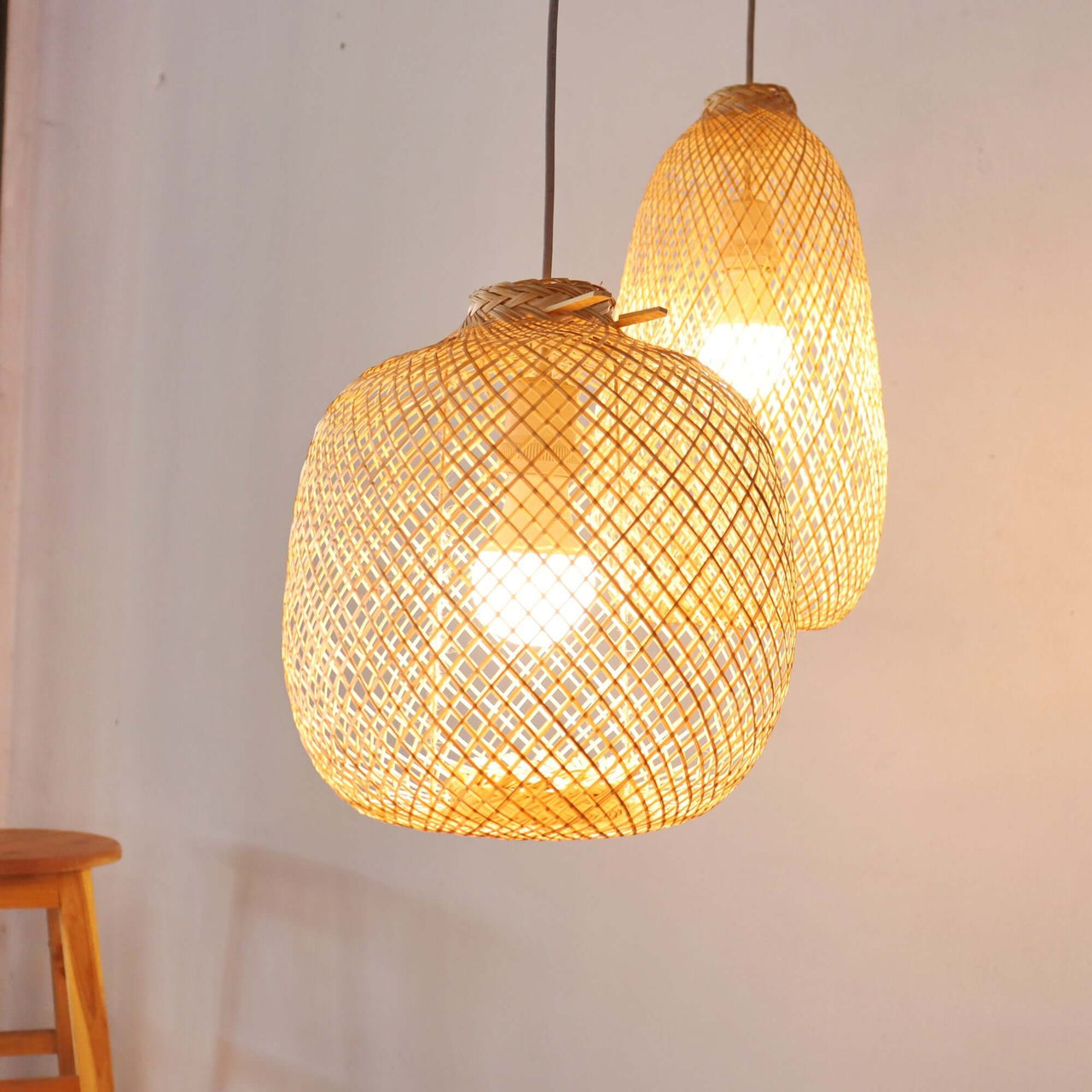 Bamboo Pendant Light Shade
