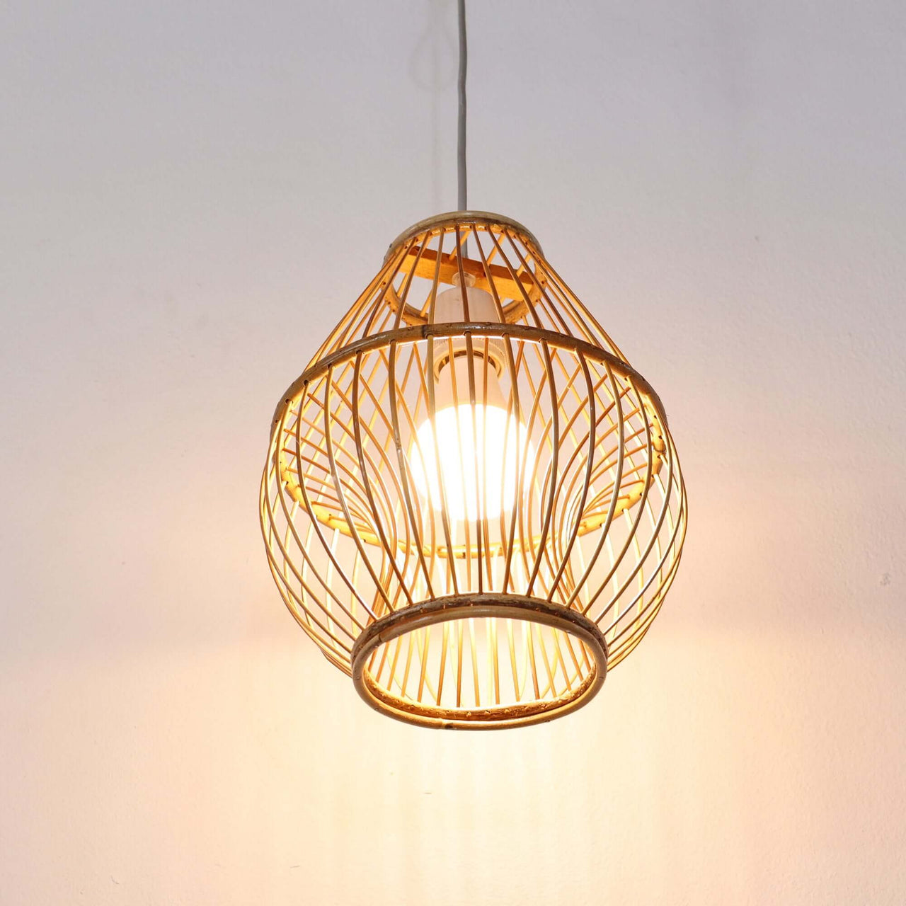 Bamboo & Rattan Pendant Light - CHA NAI