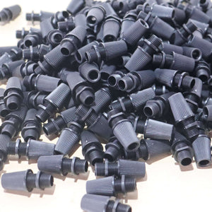 Black Cord Grips Lampshade Holder – Plastic Screw Style Cord Grip (20 pcs.) for secure lighting projects