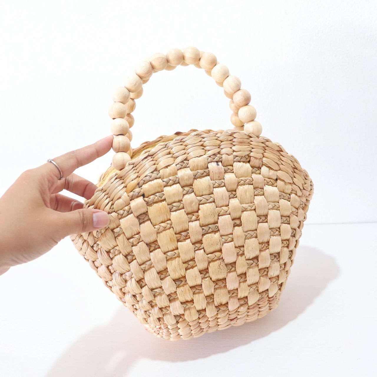 NAVALEE — boho straw handbag for everyday carry