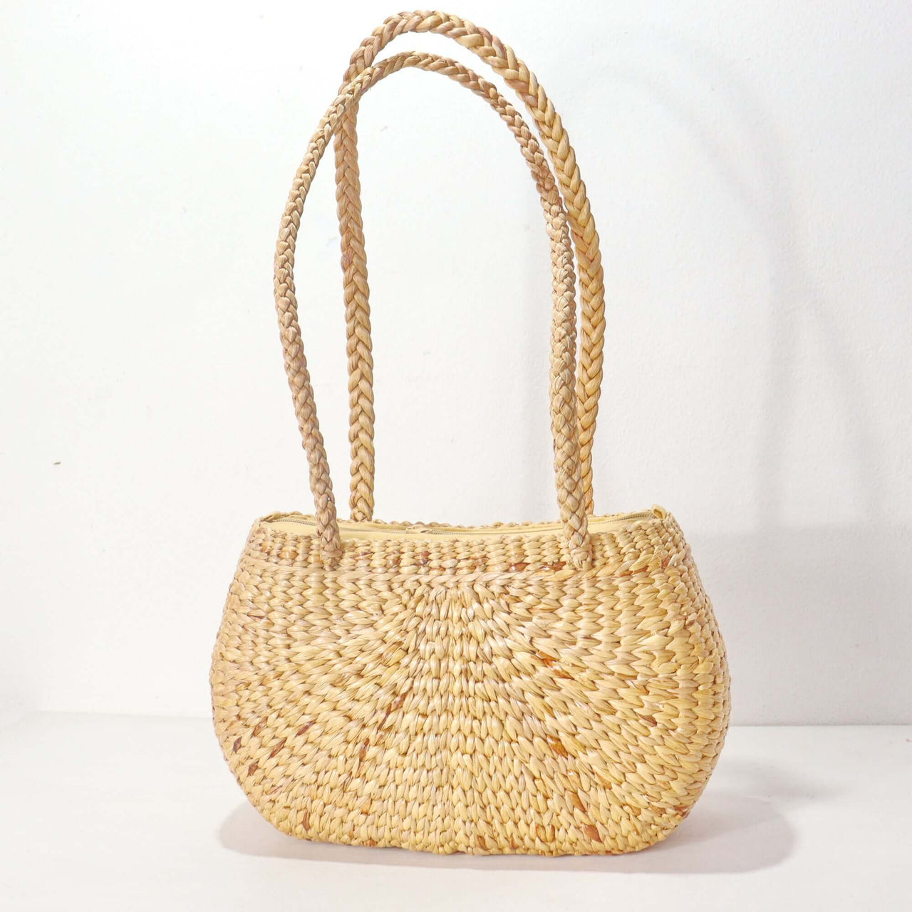 Bali — straw handbag styled for summer beach outings