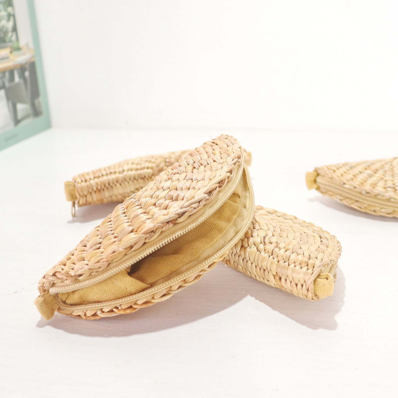 NARA — boho seagrass wallet for everyday carry
