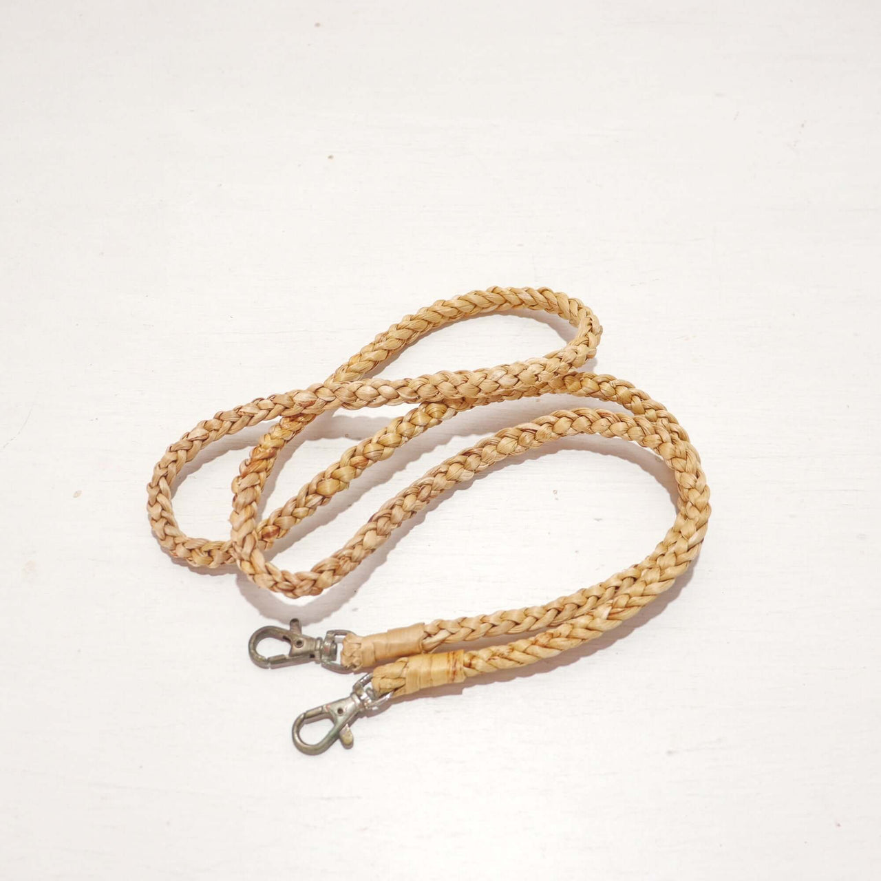 Straw Handbag Strap — natural straw bag strap woven by hand