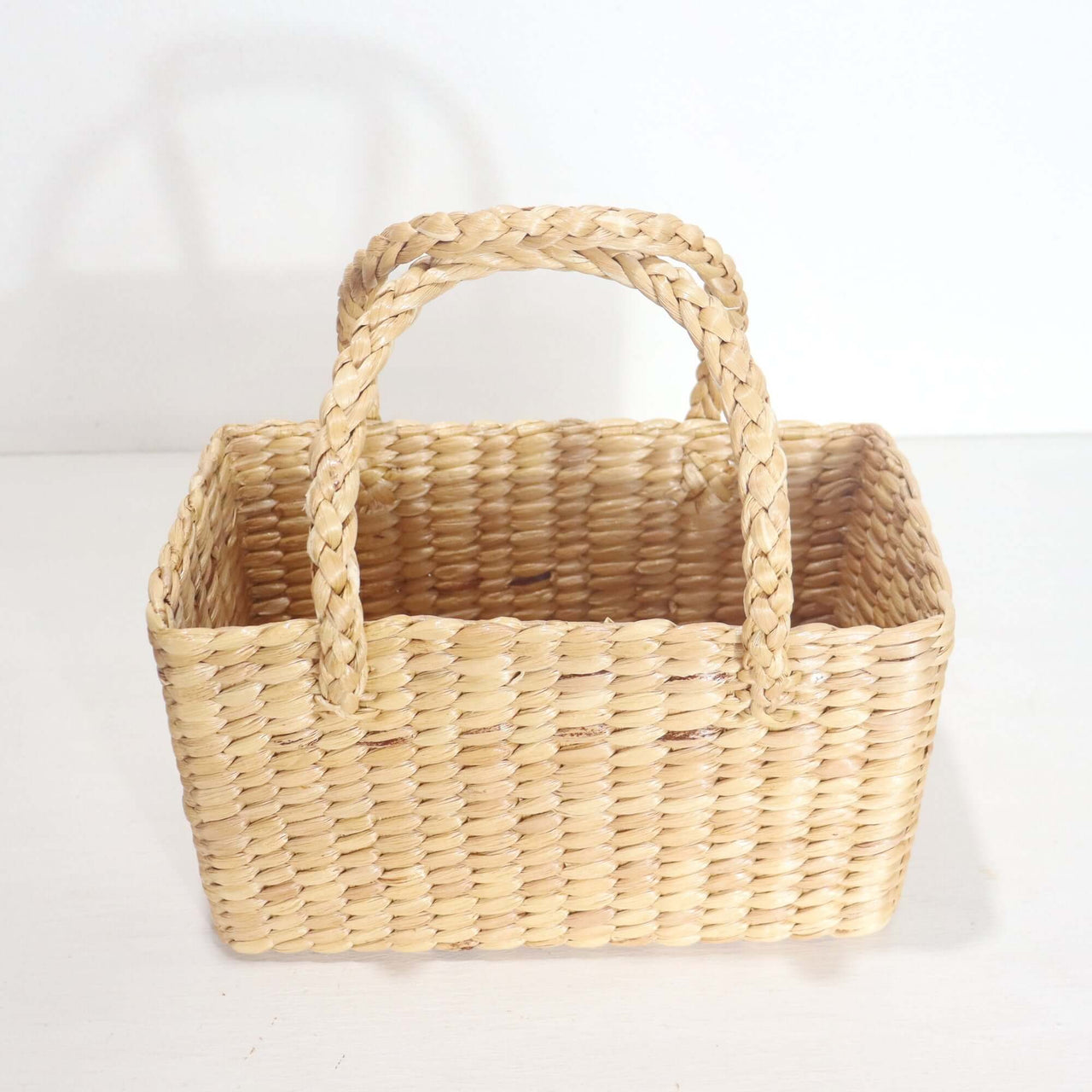 LANALA — straw basket bag styled for summer beach outings