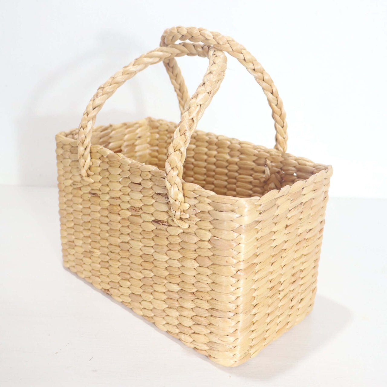 LANALA — boho straw basket bag for everyday carry