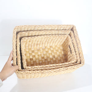 NALARAT Seagrass Basket Boxes – Natural Storage with Style