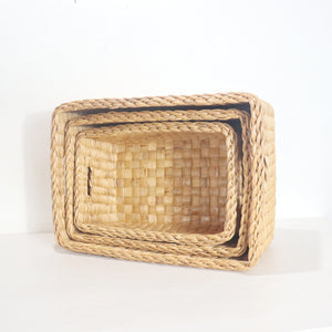 NALARAT Seagrass Basket Boxes – Natural Storage with Style