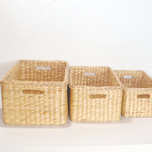 NALARAT Seagrass Basket Boxes – Natural Storage with Style