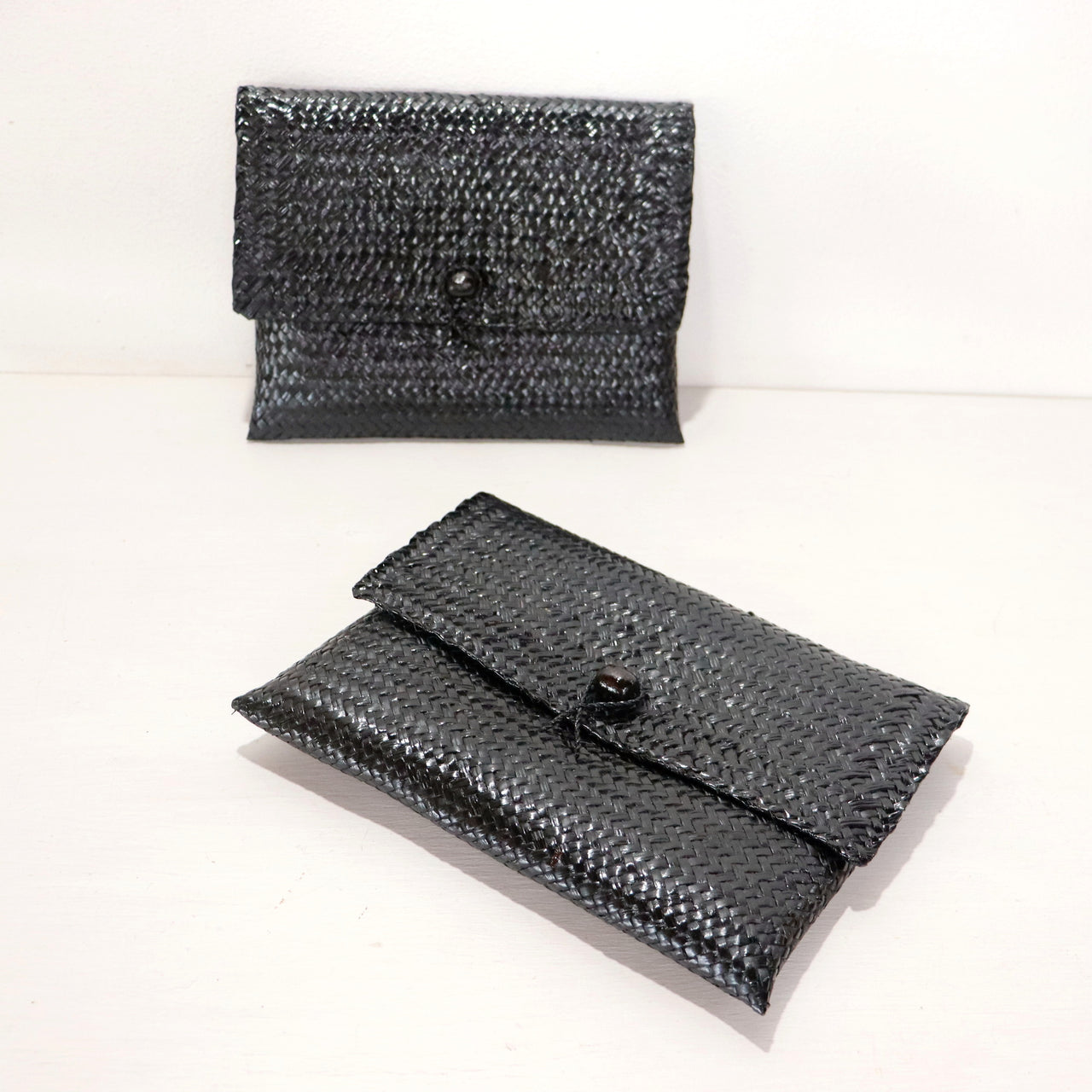 WANALA Black Krajood Clutch Bag
