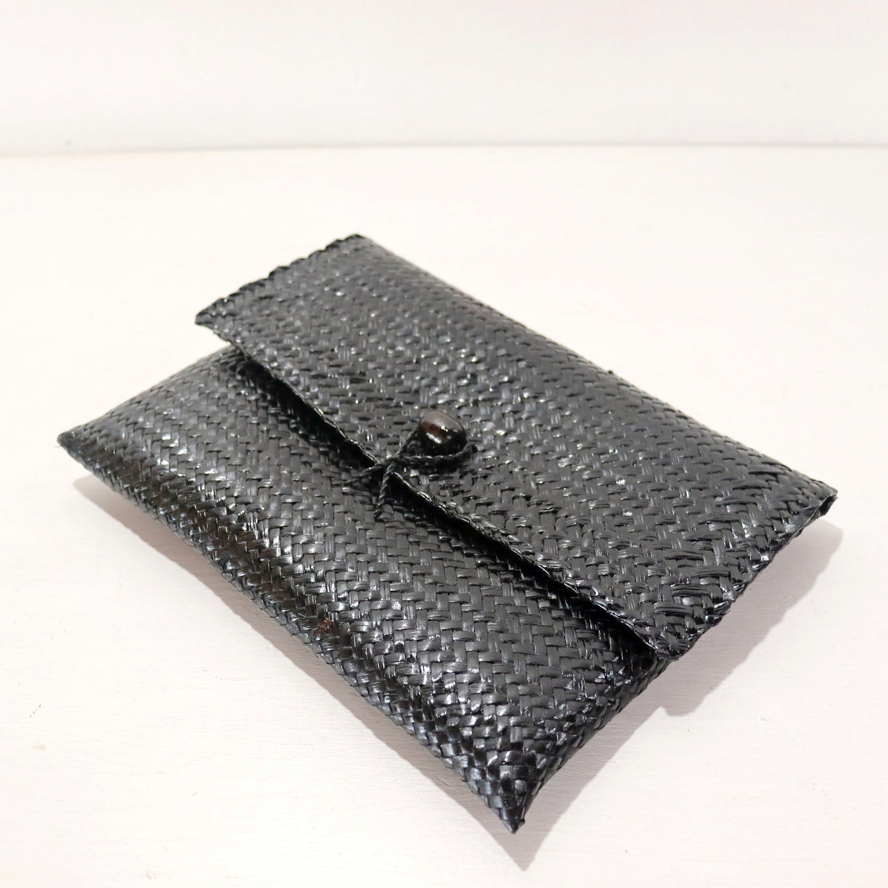 WANALA Black Krajood Clutch Bag