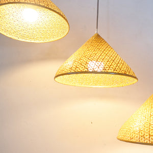 YEN - Bamboe hanglamp (set van 3)