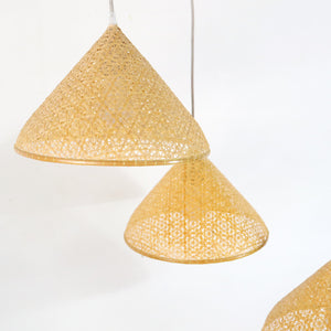YEN - Bamboe hanglamp (set van 3)