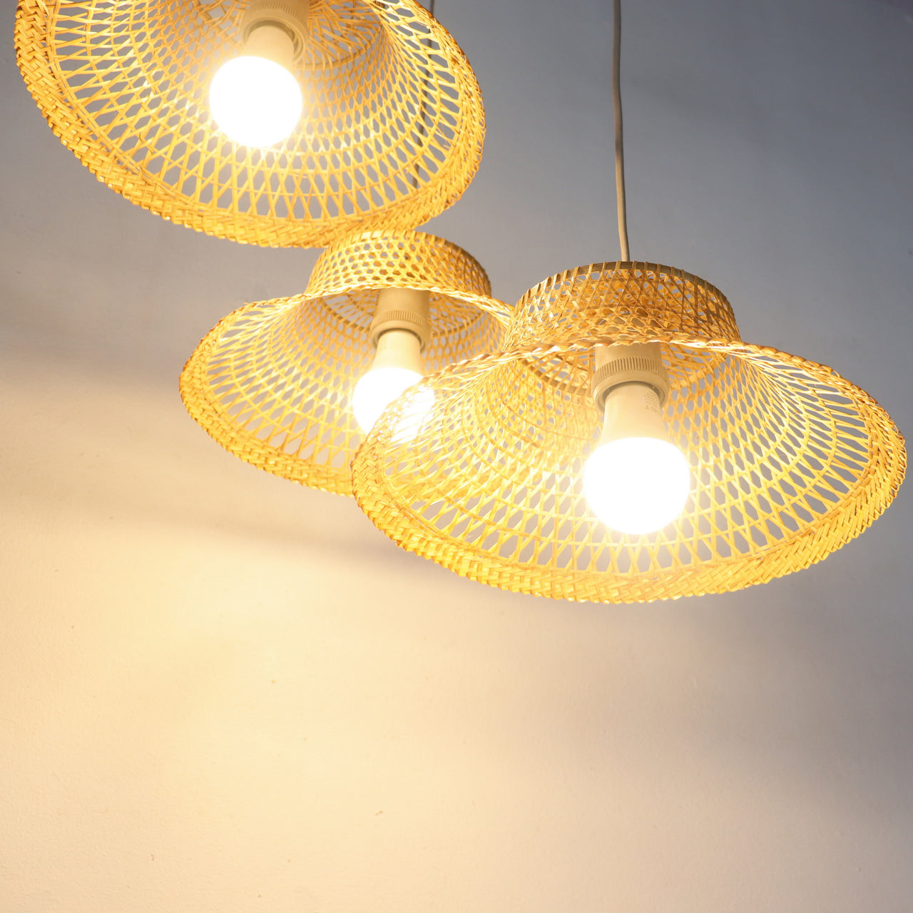 ANANDA — bamboo pendant light for kitchen island lighting