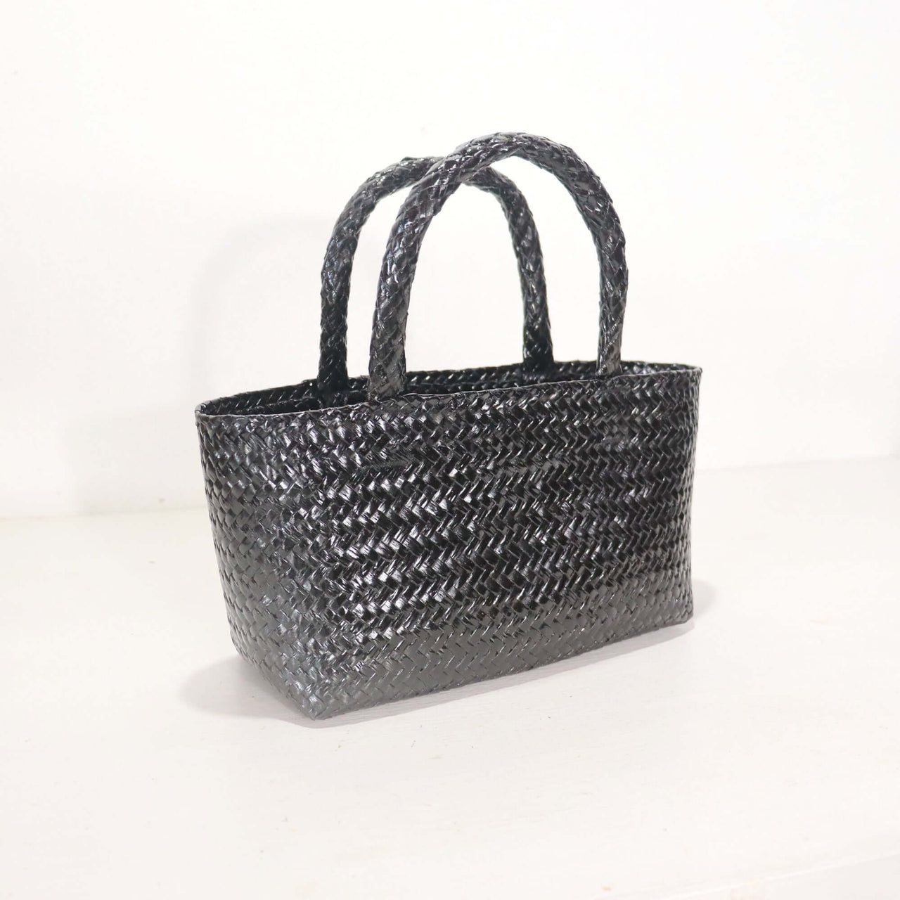 LINLADA — straw handbag in natural earthy tones