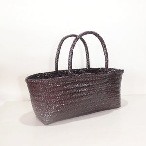 LINDA – Burgundy Top Handle Bag