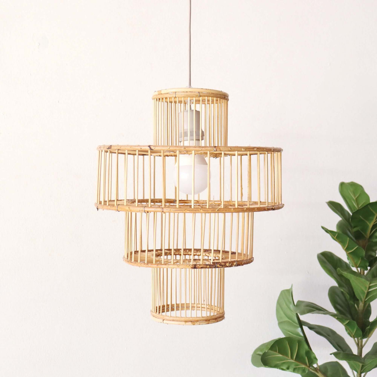 CHA NI TA - Rattan Pendant Light (16-20 Inches)