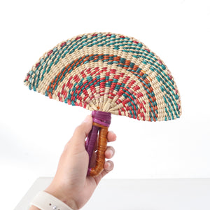 Handwoven Fan – Wall Hanging & Hand Fan