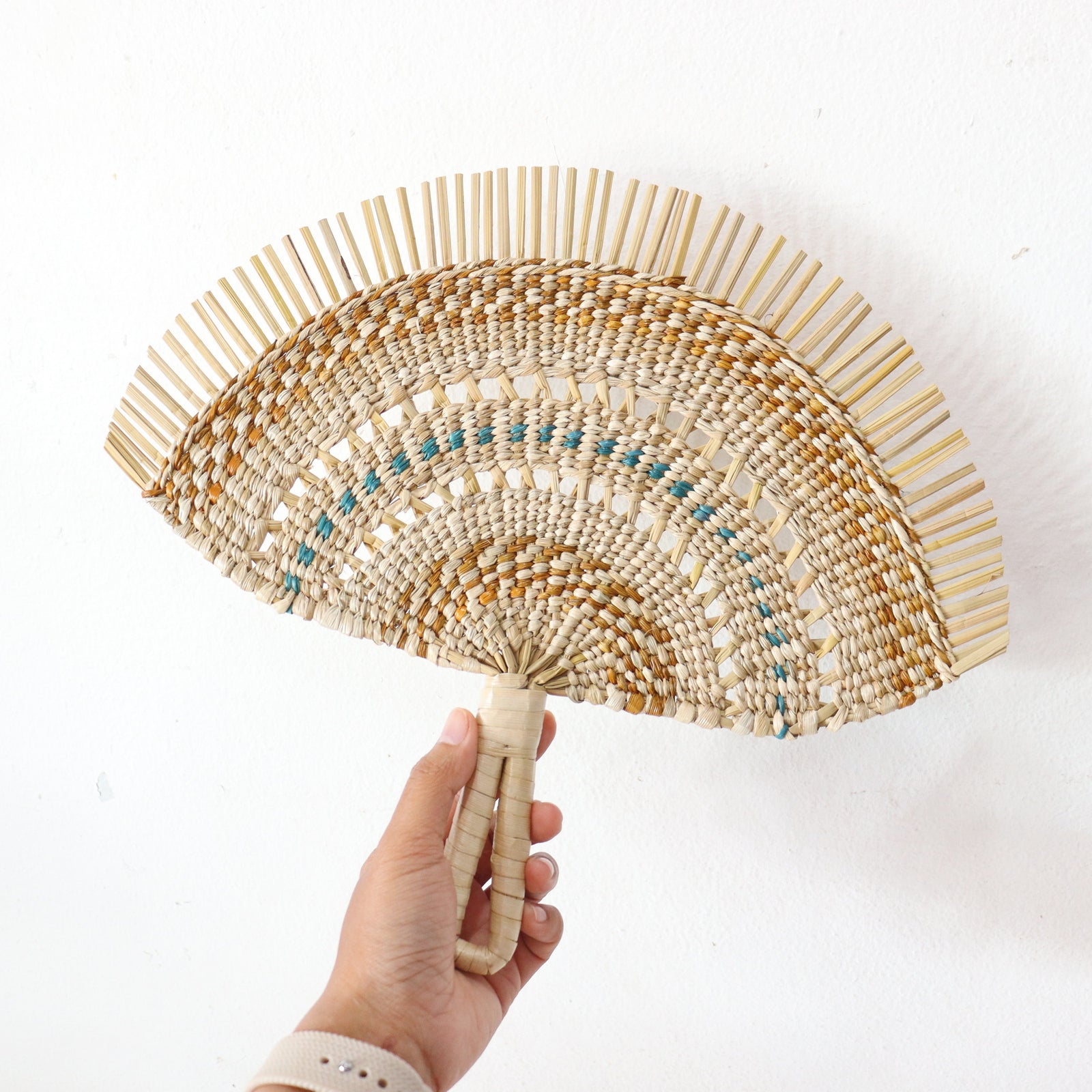 LA LA VAN – Handwoven Fan (Wall Hanging & Hand Fan)