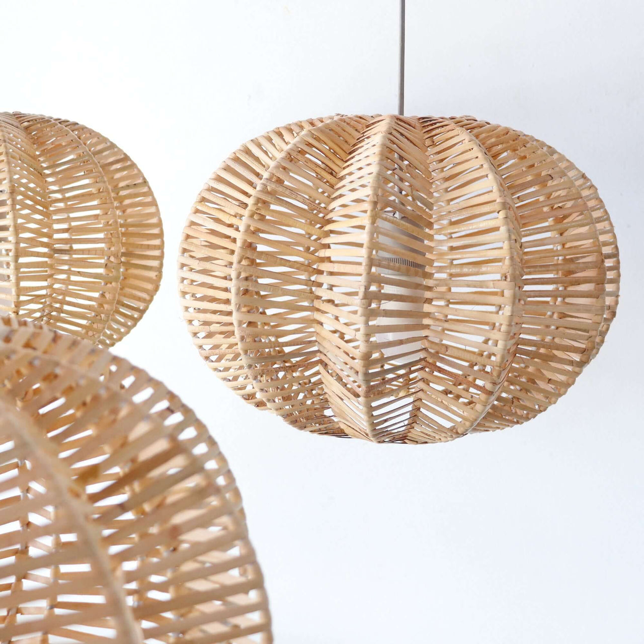 PALAVEE — rattan pendant light for kitchen island lighting