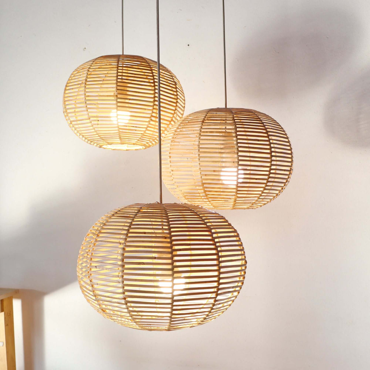 KAN — boho rattan pendant light for living-room lighting