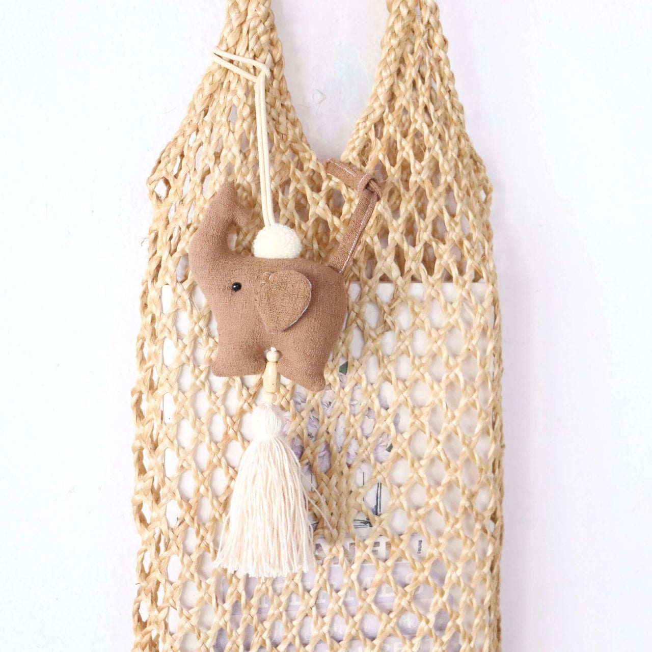 KADARA — sustainable tassel bag charm made from natural fibres