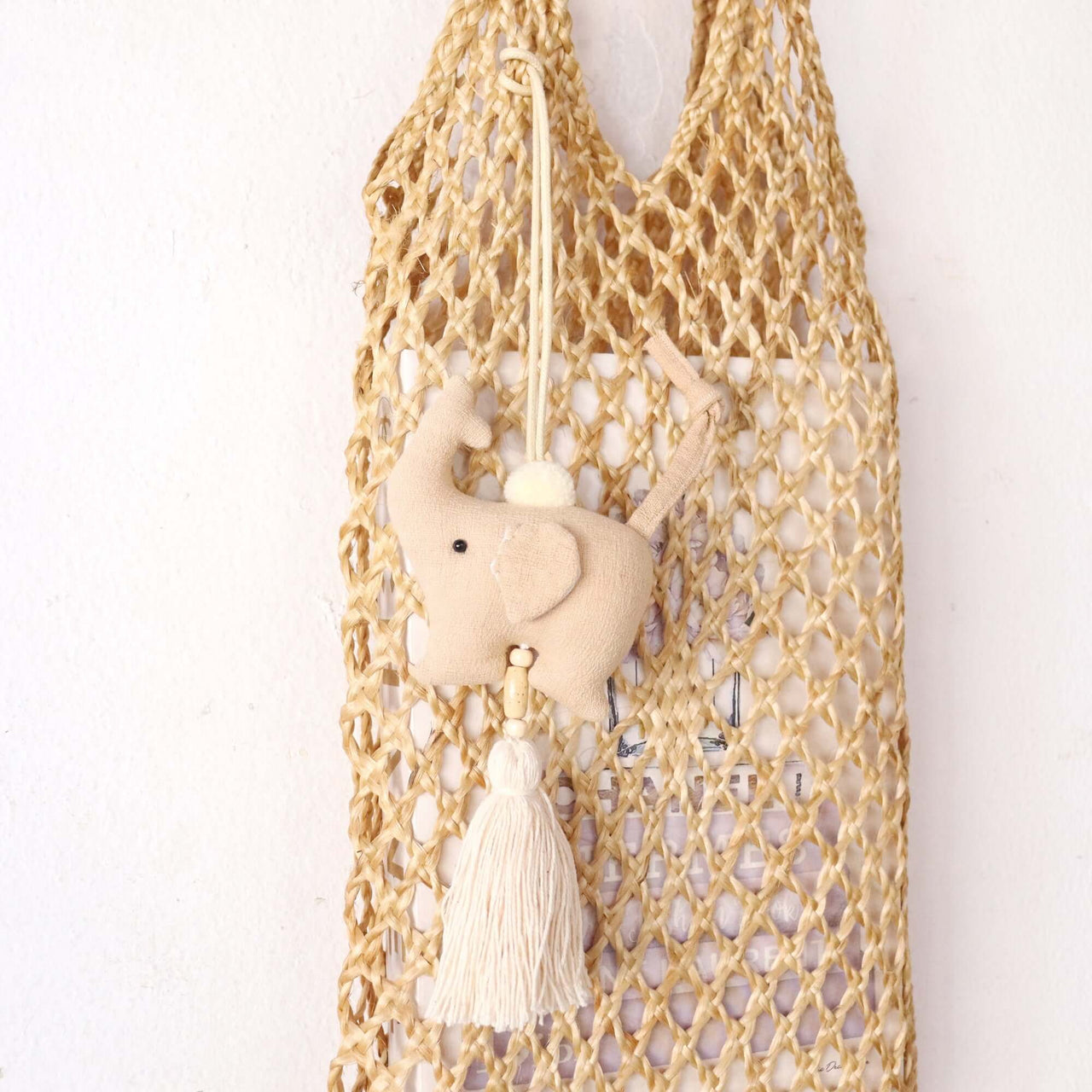 KADARA — tassel bag charm as an everyday artisan accent