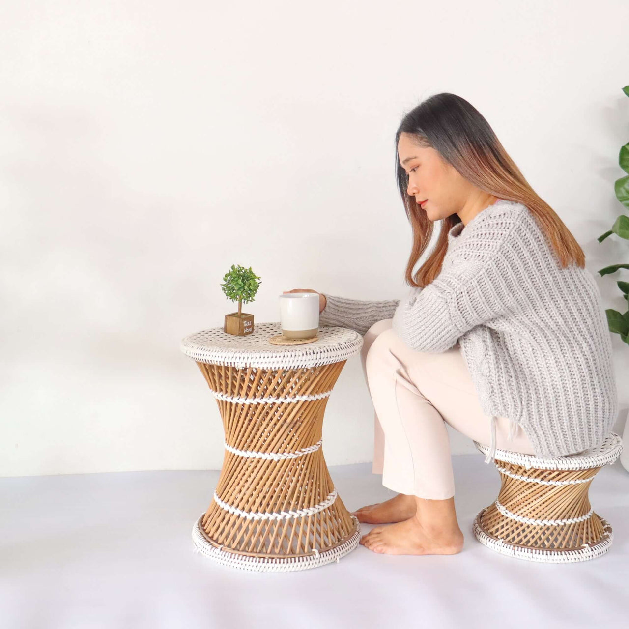 Hand-Woven OTTOMAN