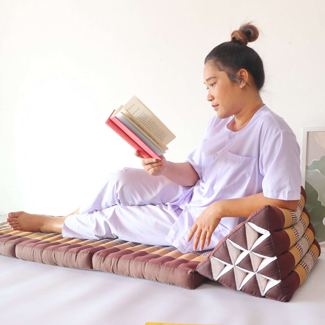 KORN KA NOK - Thai Triangle Cushion (3 Fold)